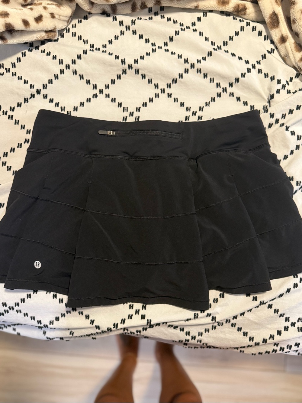 lululemon athletica Black Athletic Skirt with Built-In Shorts - Picture 2 of 4